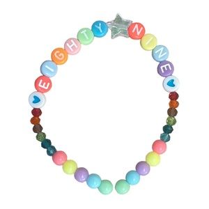 Taylor Swift Handmade Friendship Beaded Bracelet
“Eighty Nine”